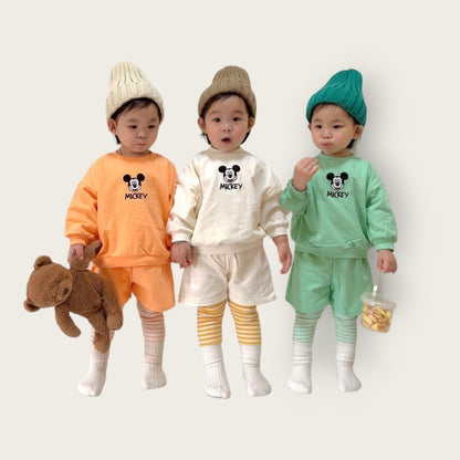 [PRE-ORDER] Mickey Embroidery Top Bottom Set