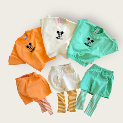 [PRE-ORDER] Mickey Embroidery Top Bottom Set