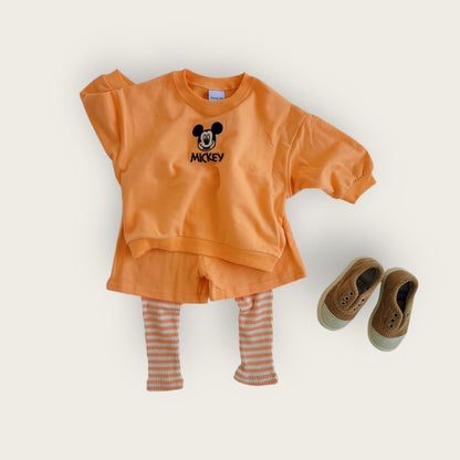 [PRE-ORDER] Mickey Embroidery Top Bottom Set