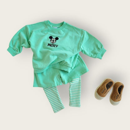 [PRE-ORDER] Mickey Embroidery Top Bottom Set