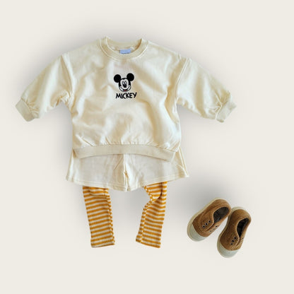 [PRE-ORDER] Mickey Embroidery Top Bottom Set