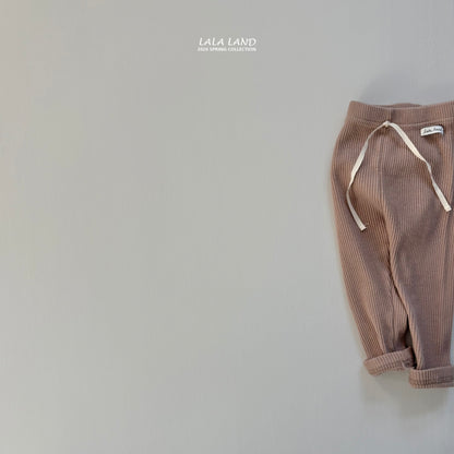 Cozy Ribbed Leggings [Blue, Beige/M(3-4yr)]