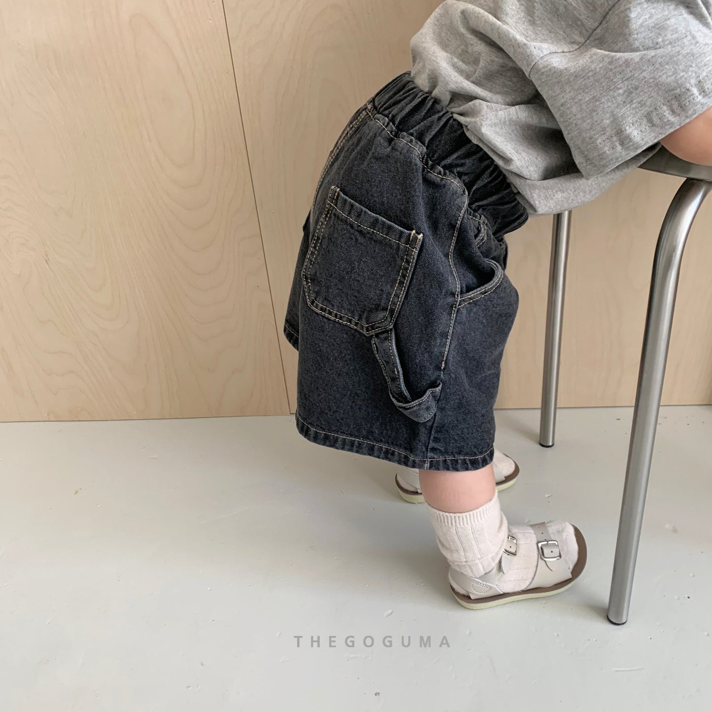 [PRE-ORDER] Wide Half Ring Denim Pants