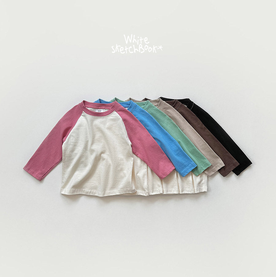 [PRE-ORDER] Sun Raglan Color Block T-Shirts