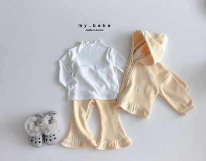 [PRE-ORDER] Velour Frill Hoodie Zip-Up Jacket