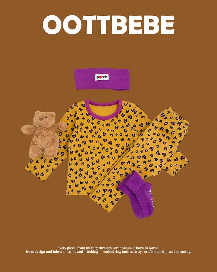 [PRE-ORDER] Heart Leopard Home Wear Set