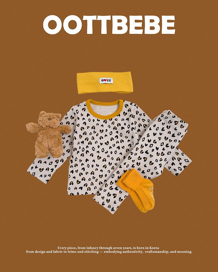 [PRE-ORDER] Heart Leopard Home Wear Set