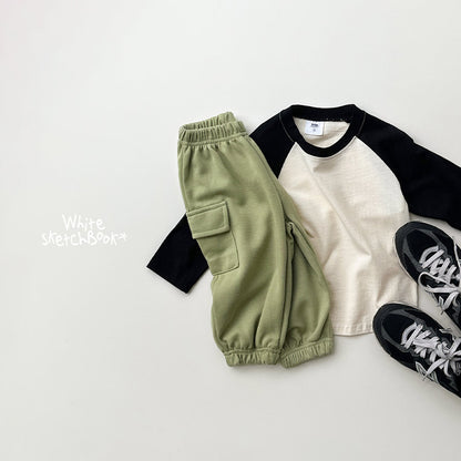 [PRE-ORDER] Sun Raglan Color Block T-Shirts