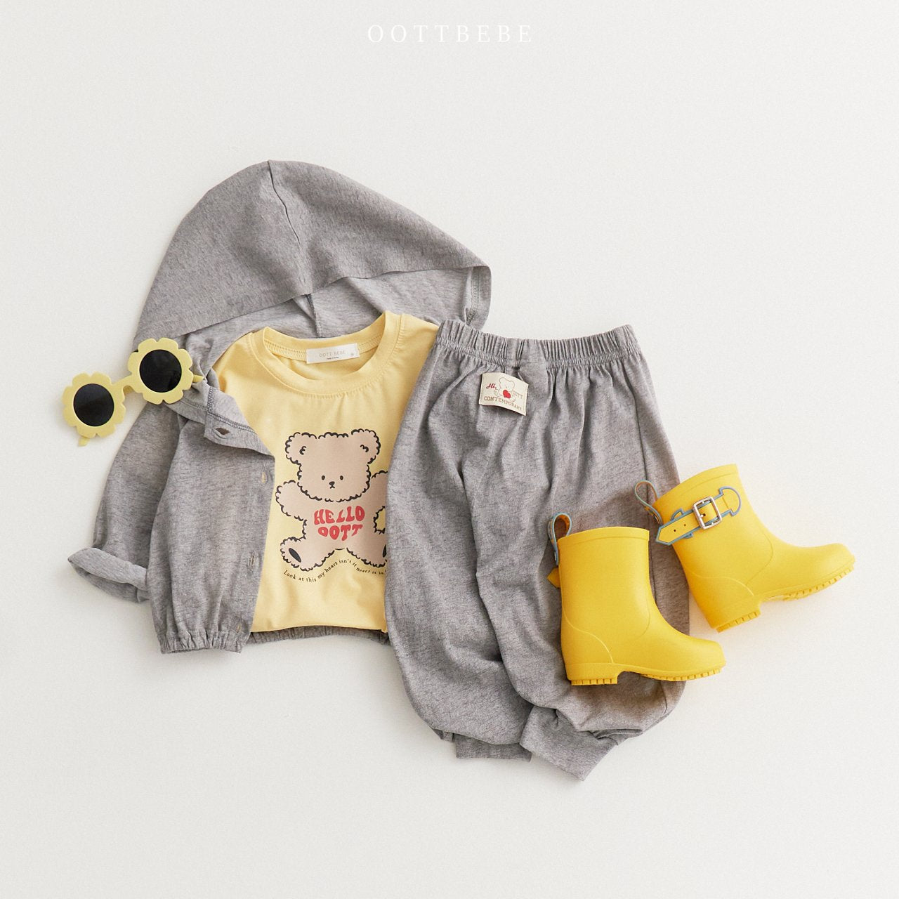 Pastel Pants [Grey/M(3-4yr)]