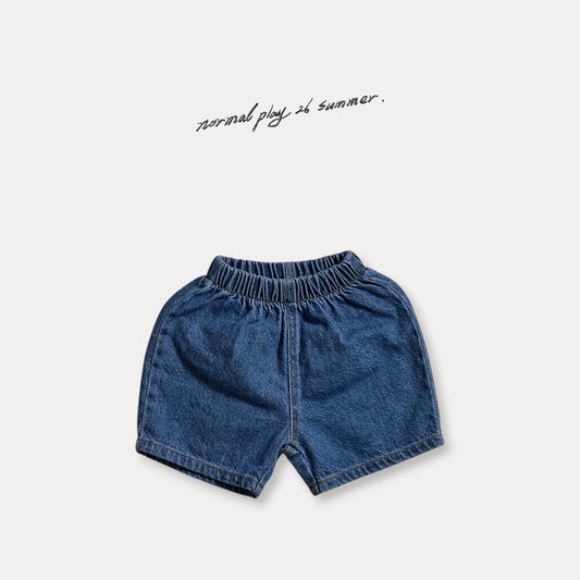 [PRE-ORDER] Round Denim Shorts
