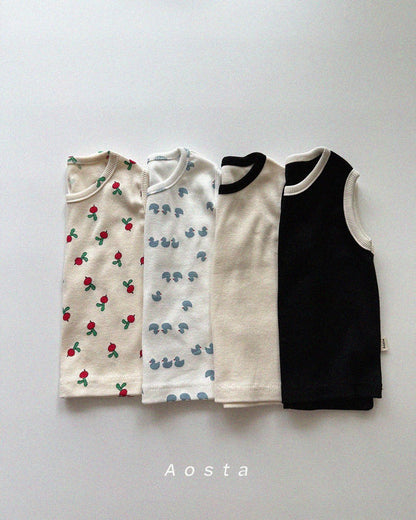[PRE-ORDER] Ribbed Sleeveless T-Shirts