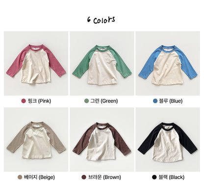 [PRE-ORDER] Sun Raglan Color Block T-Shirts