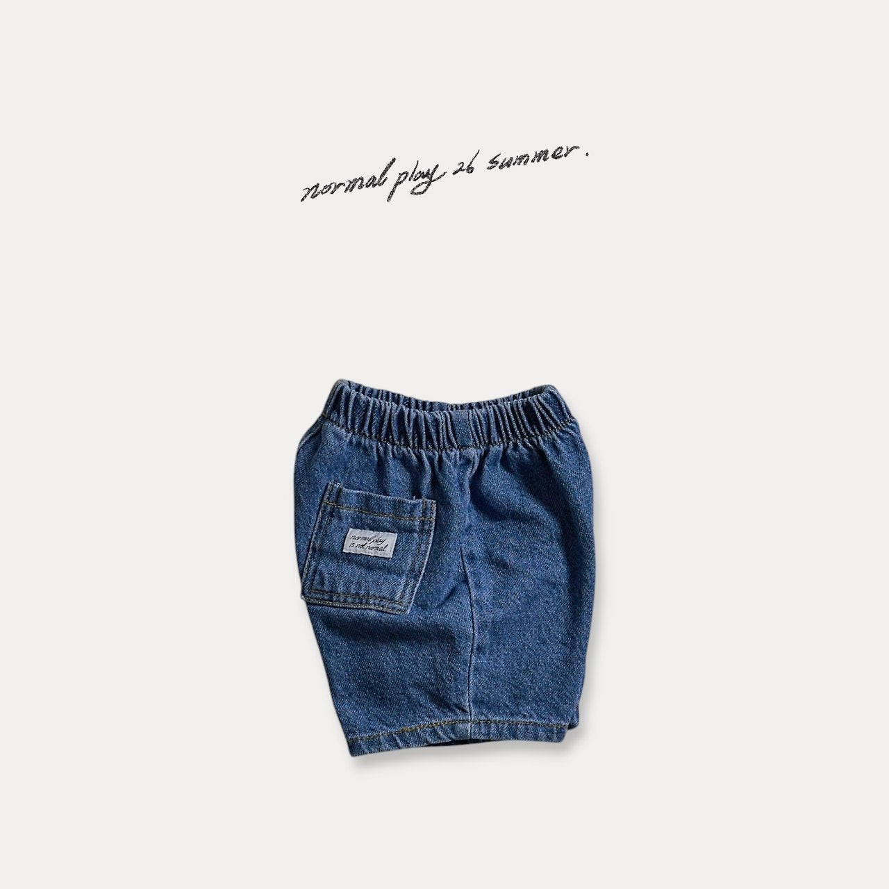 [PRE-ORDER] Round Denim Shorts