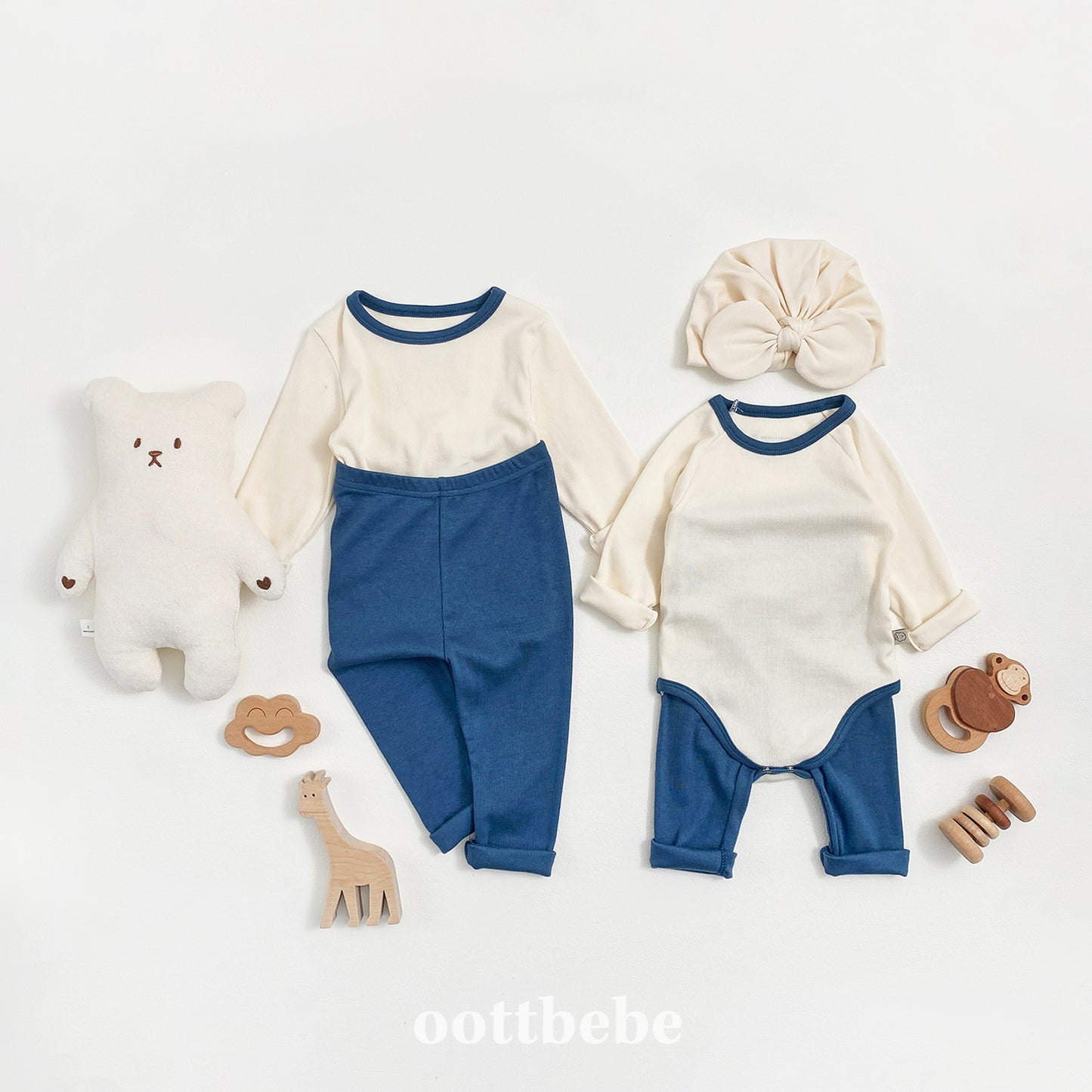 [PRE-ORDER] Pudding Modal Body Suit + Leggings Set