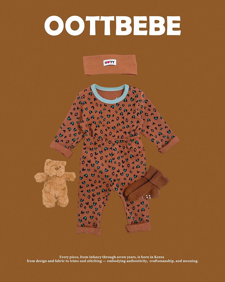 [PRE-ORDER] Heart Leopard Home Wear Set