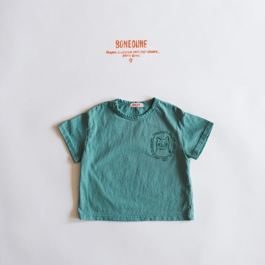 Cat T-Shirts [Olive/XS(1-2yr)]