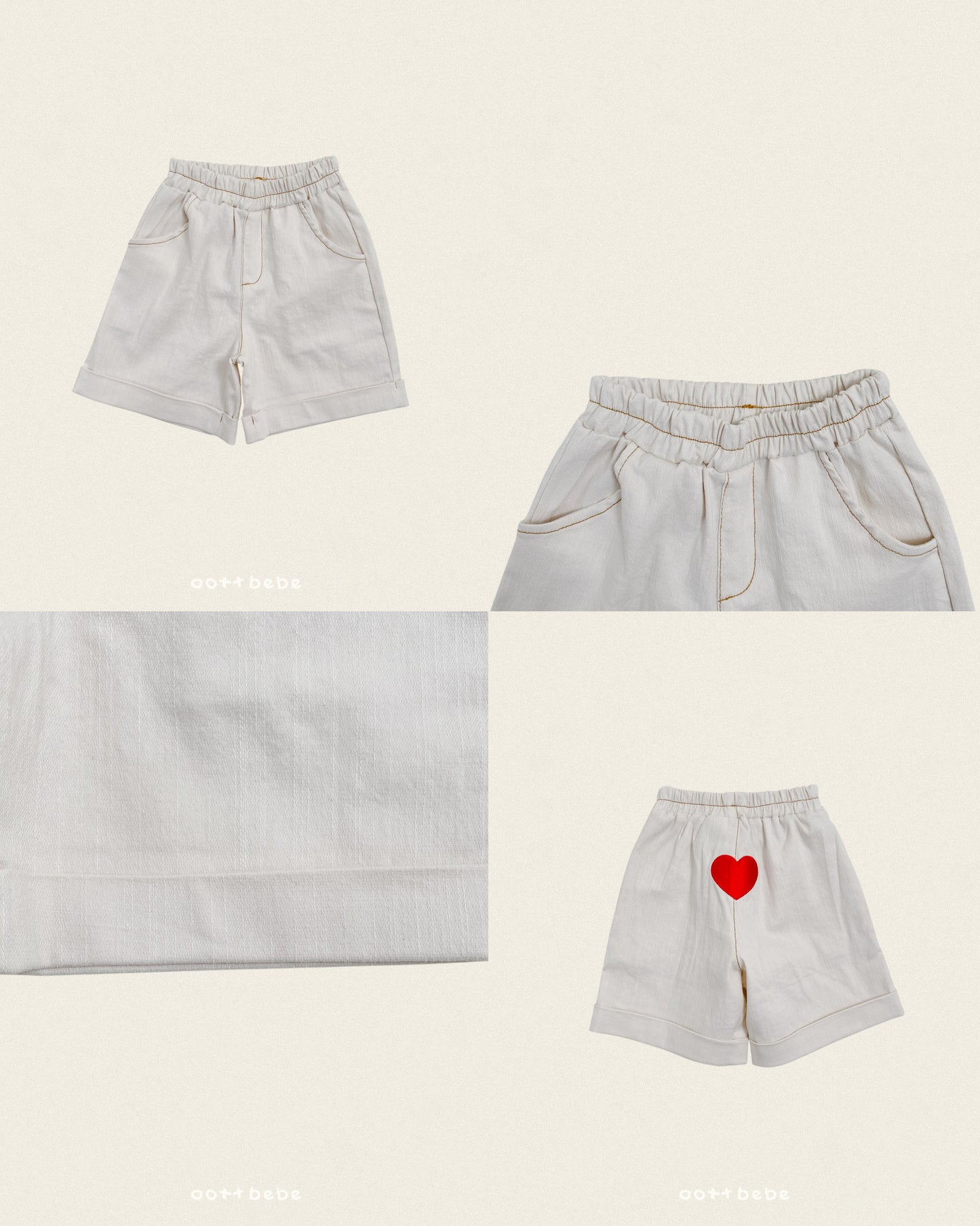 [PRE-ORDER] Heart Denim Pants