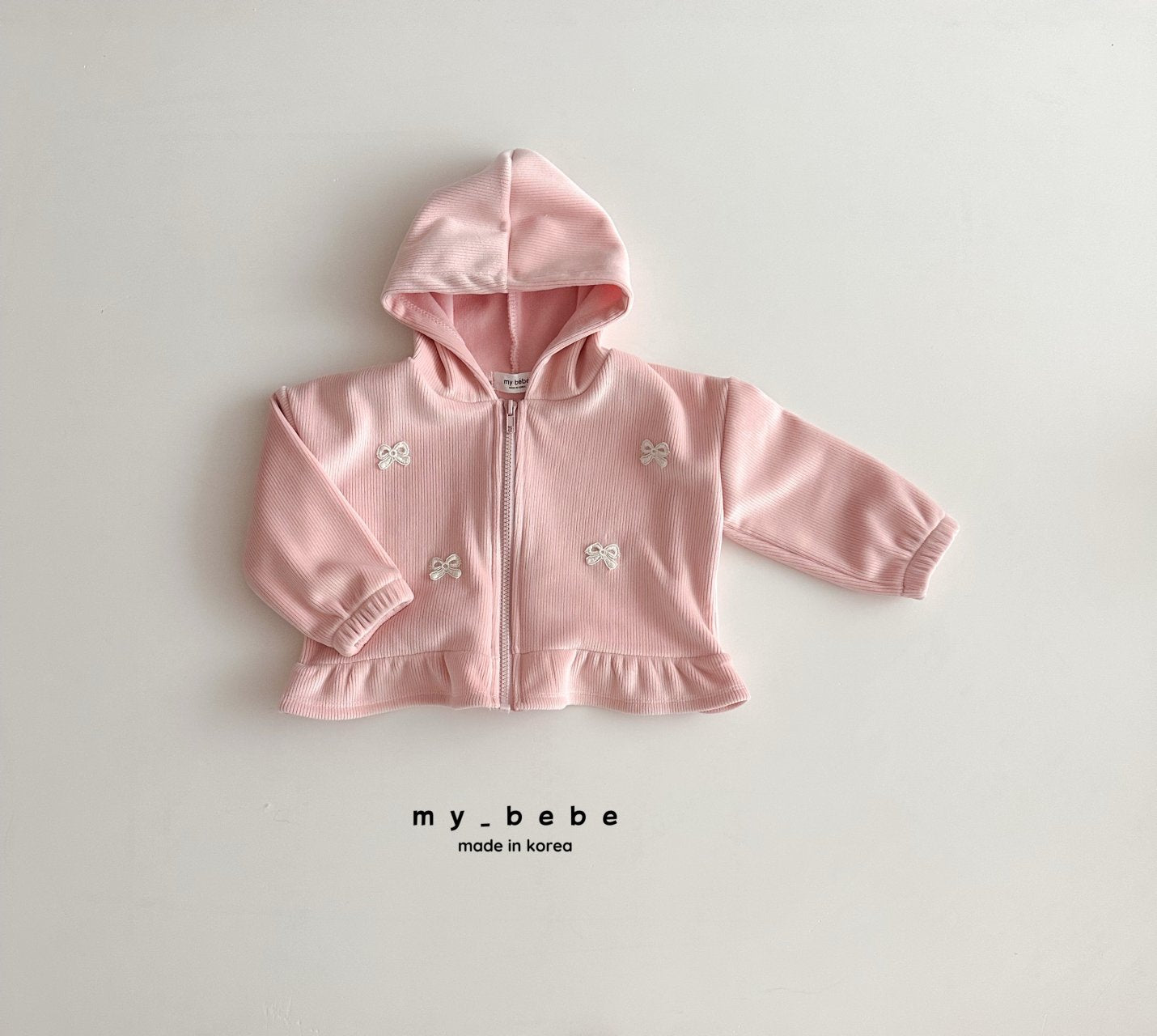 [PRE-ORDER] Velour Frill Hoodie Zip-Up Jacket