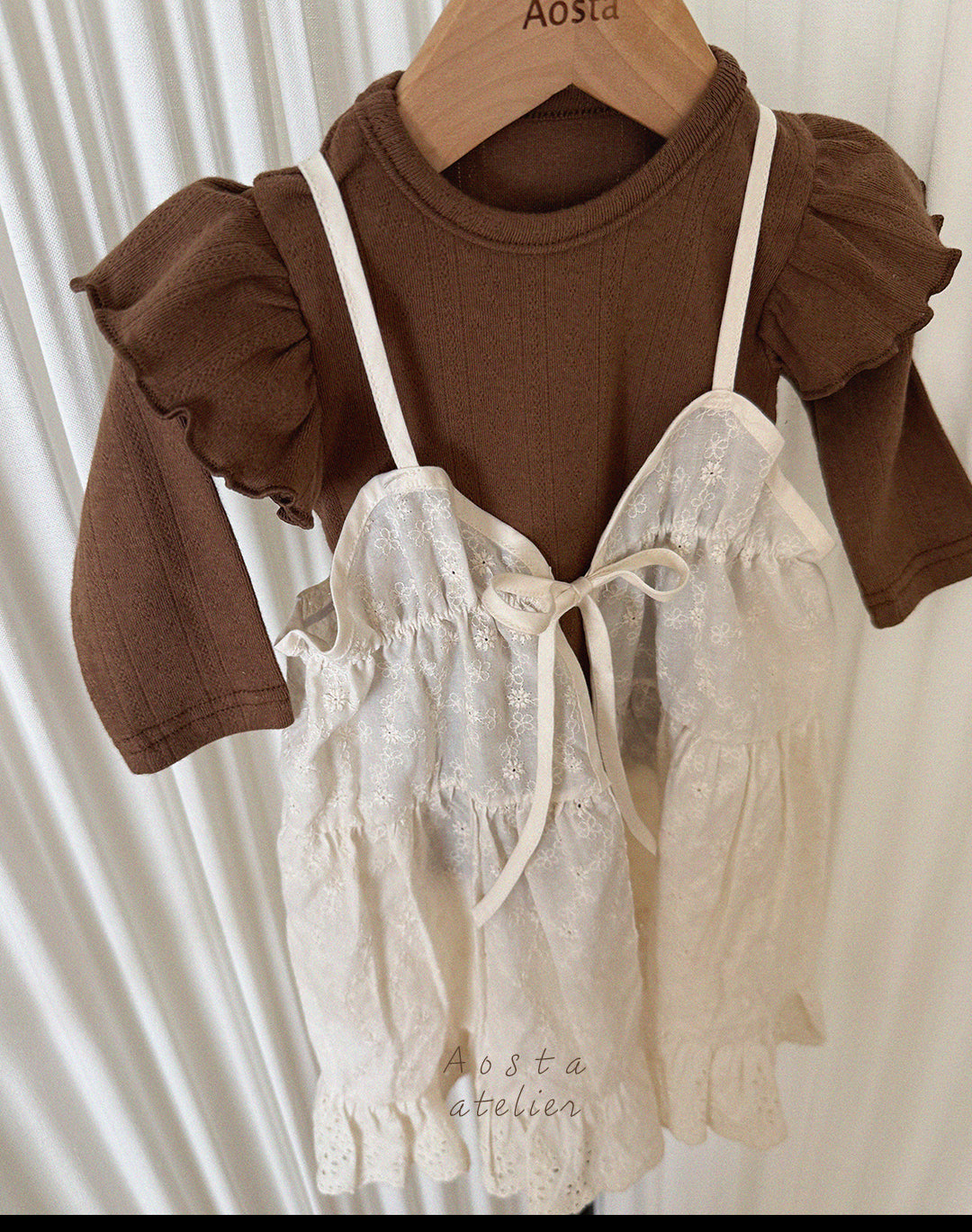 [PRE-ORDER] Lace Cotton Open Dress