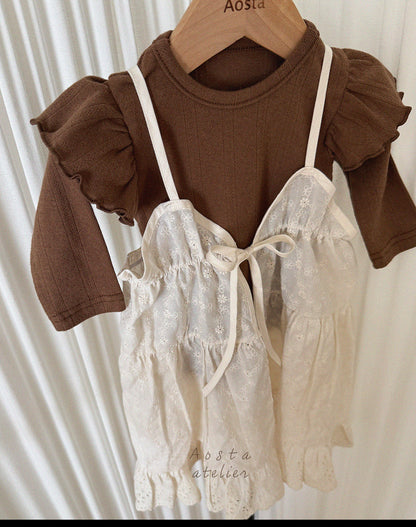 [PRE-ORDER] Lace Cotton Open Dress