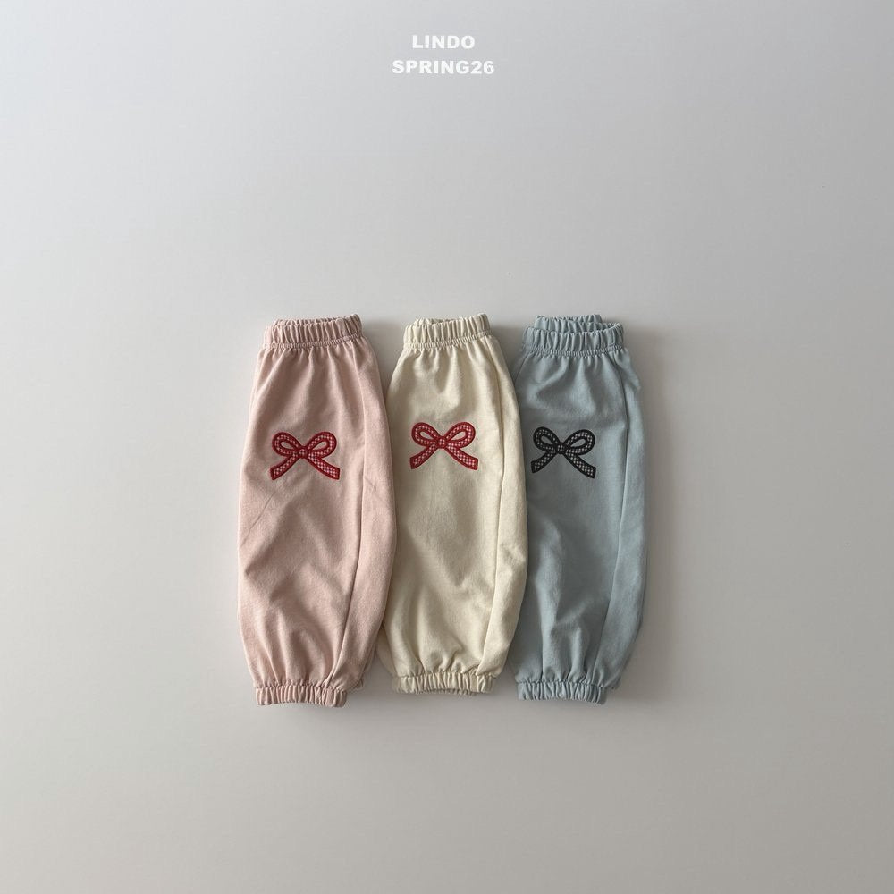 [PRE-ORDER] Check Ribbon Jogger Pants