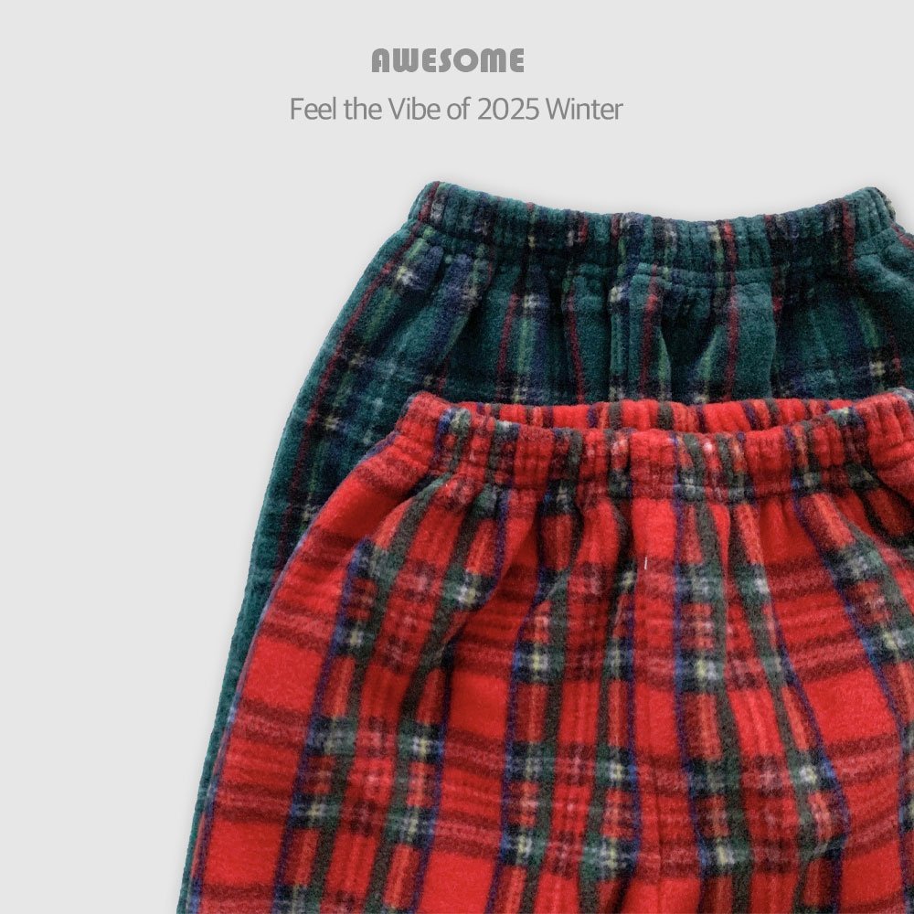 [PRE-ORDER] Tartan Check Pants