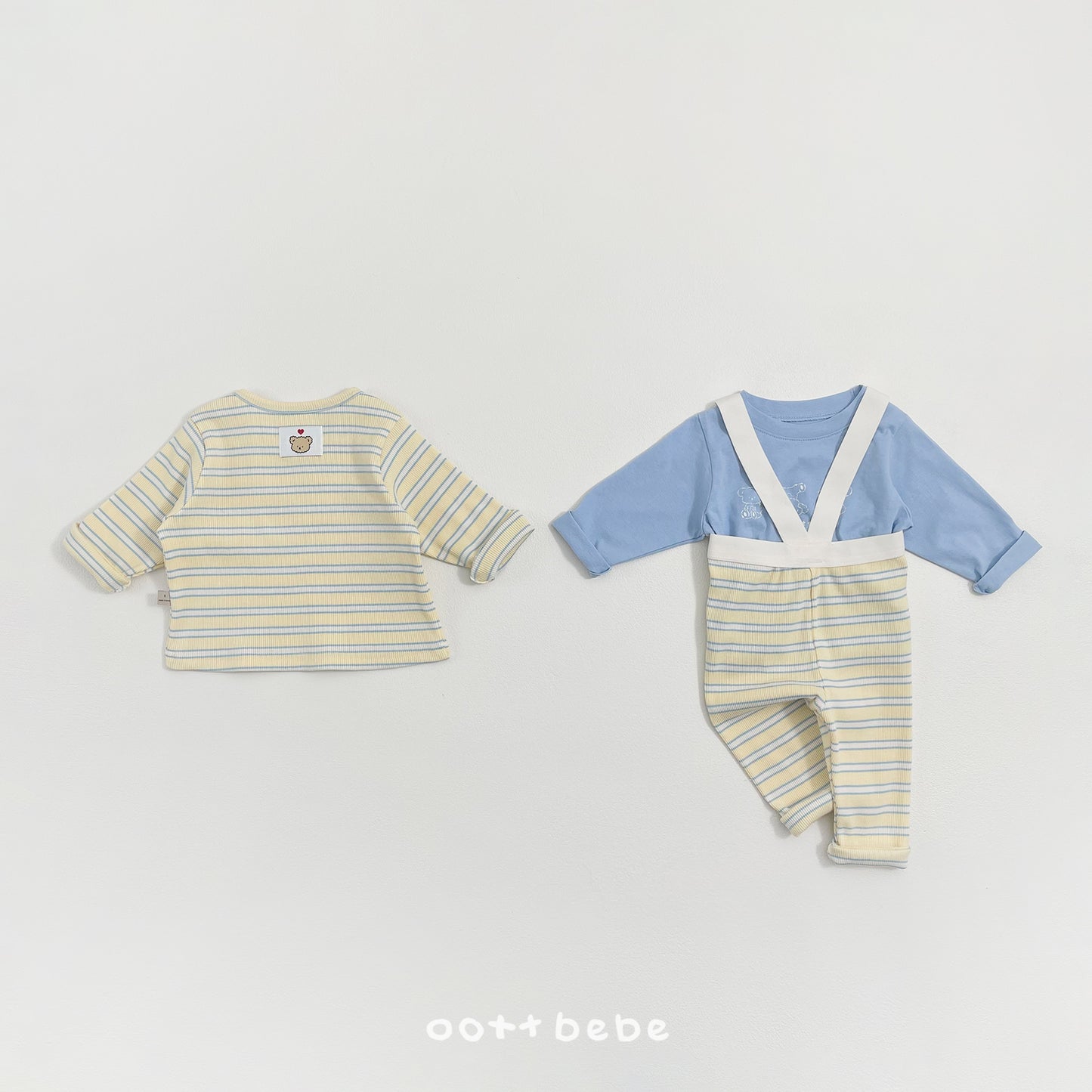 Say Oott 1+1 Baby T-Shirts [Red/Ivory/Baby M(6-12m)]