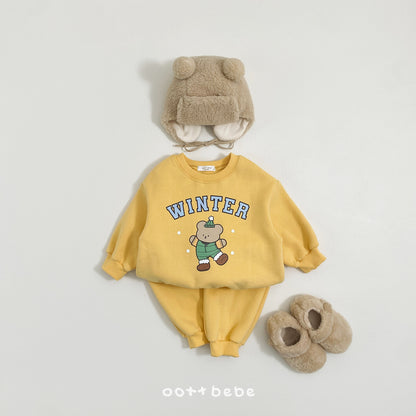 [PRE-ORDER] Winter Bear Top Bottom Set