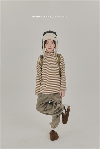 [PRE-ORDER] Ribbed Stripe Turtleneck T-Shirts