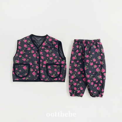 [Limit Time Order] Grandma Vest Bottom Set