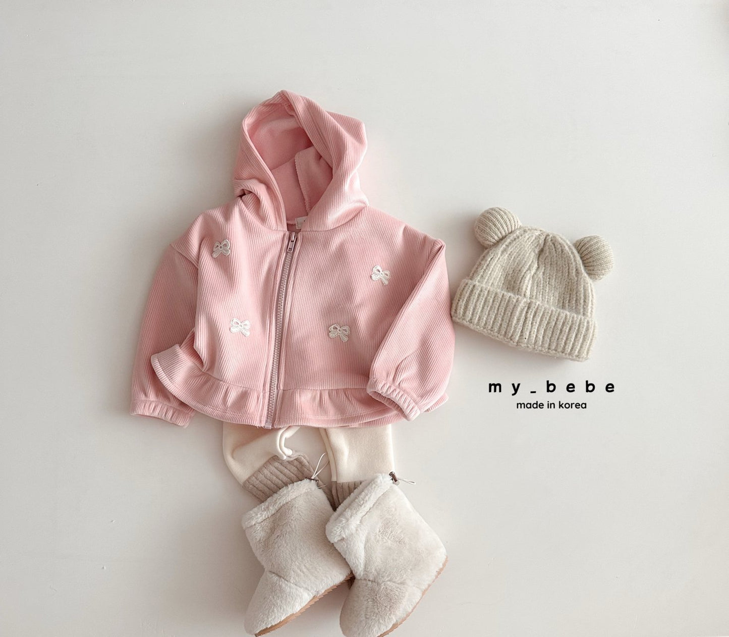 [PRE-ORDER] Velour Frill Hoodie Zip-Up Jacket