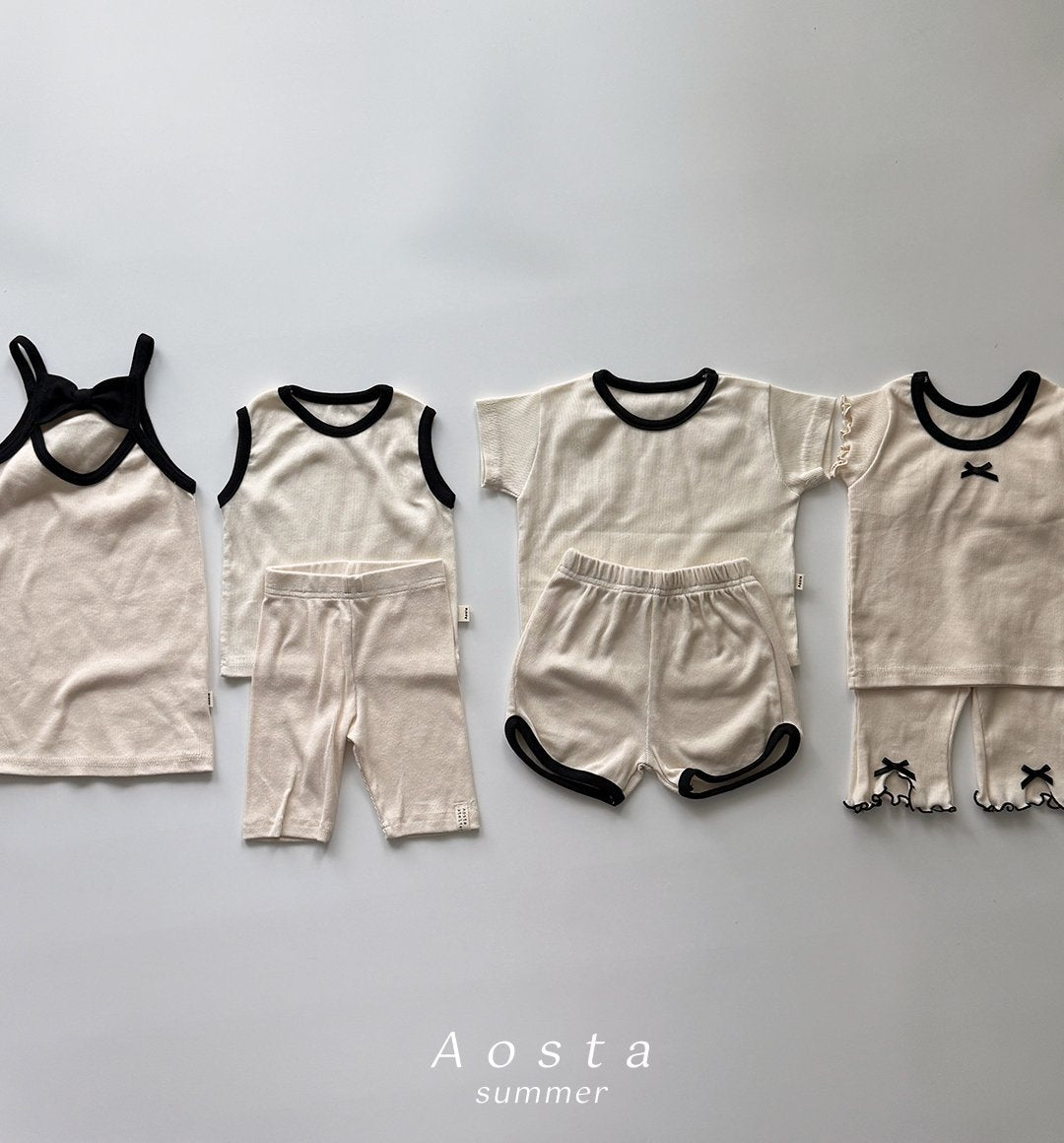 [PRE-ORDER] Ribbed Sleeveless T-Shirts