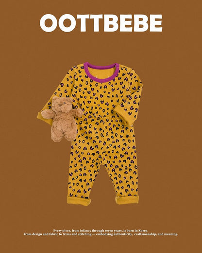 [PRE-ORDER] Heart Leopard Home Wear Set