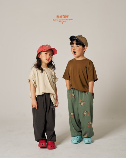 Cat T-Shirts [Olive/XS(1-2yr)]