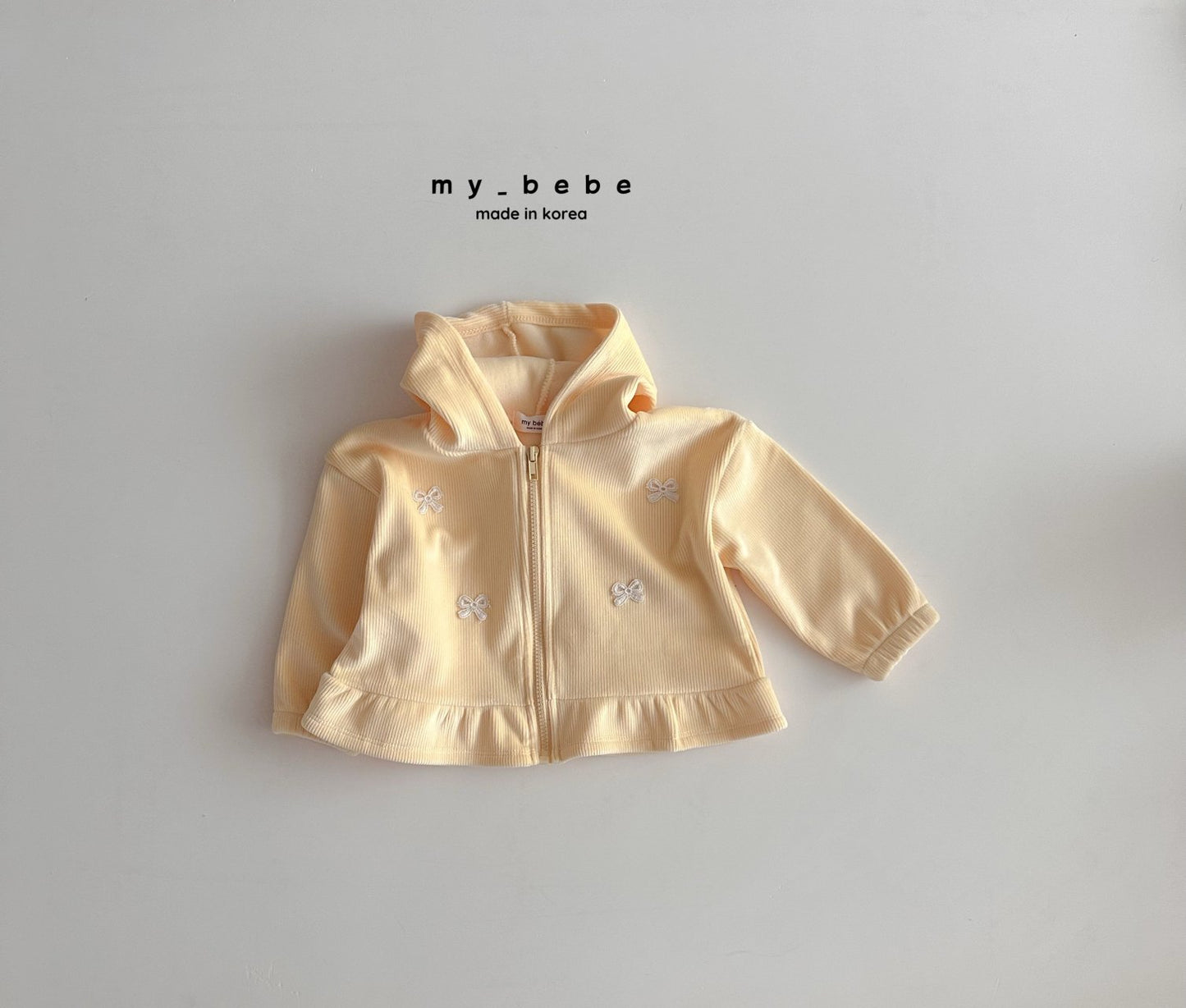 [PRE-ORDER] Velour Frill Hoodie Zip-Up Jacket