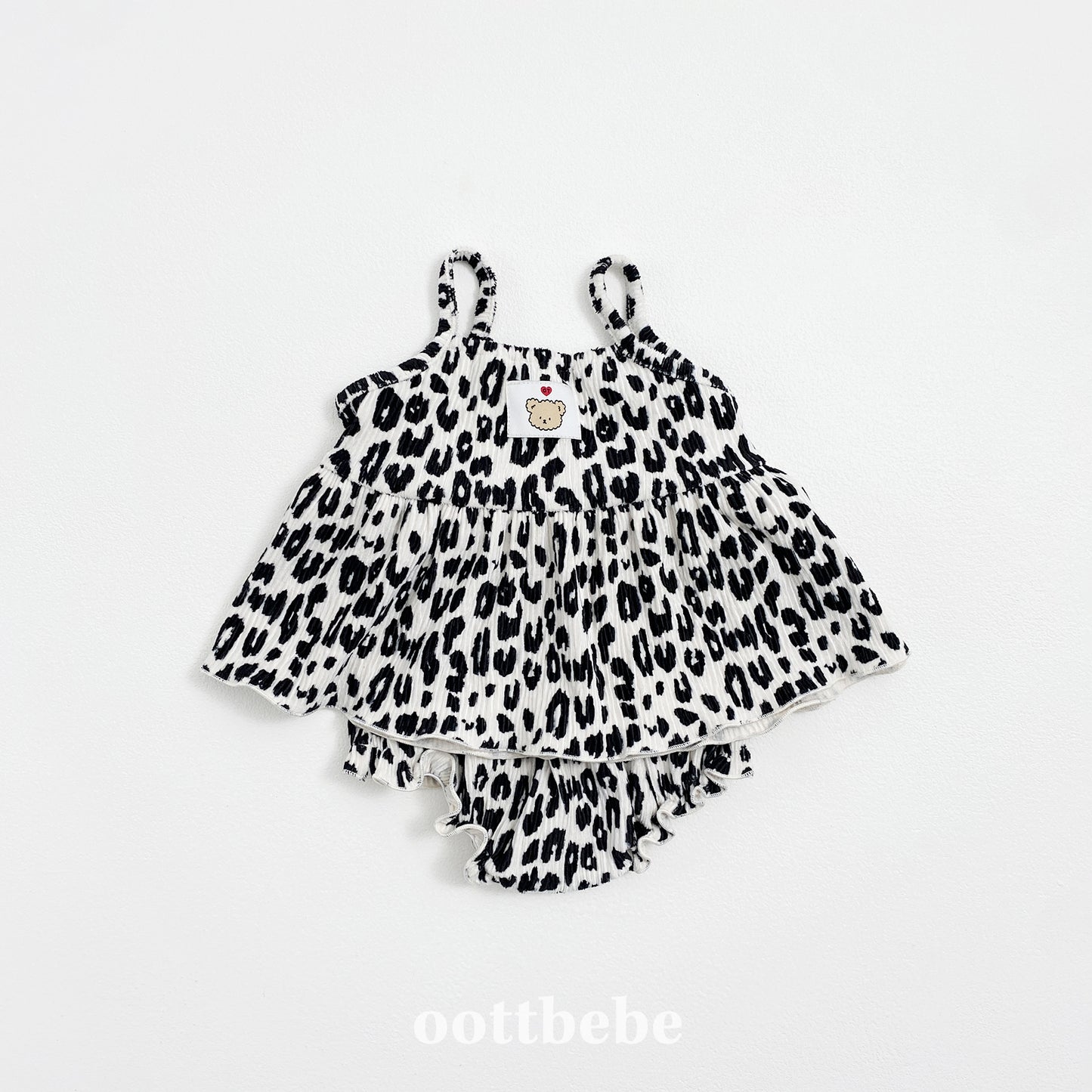 [PRE-ORDER] Leopard Baby Top Bottom Set