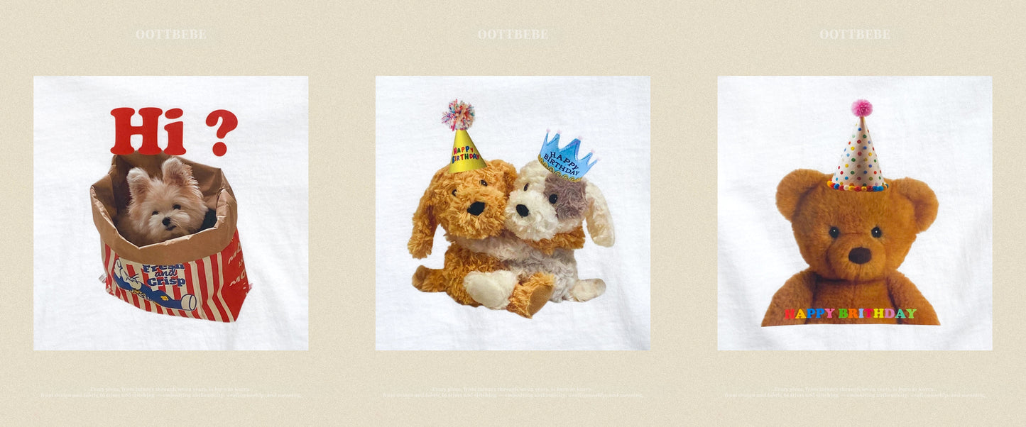 [PRE-ORDER] Puppy Series T-Shirts (Mom&Dad Couple)