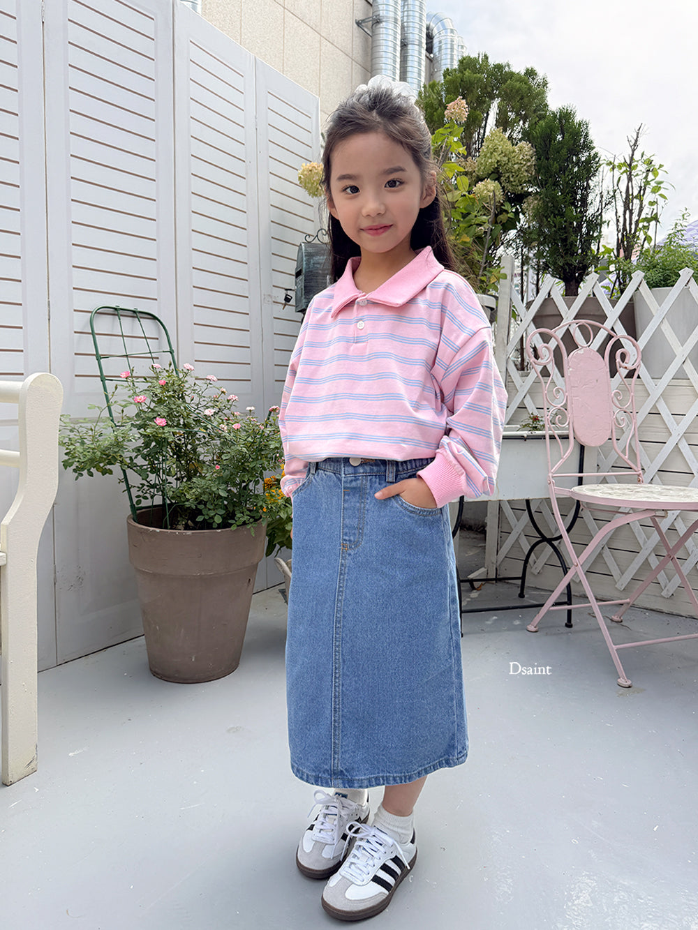 [PRE-ORDER] Half Open Denim Skirts