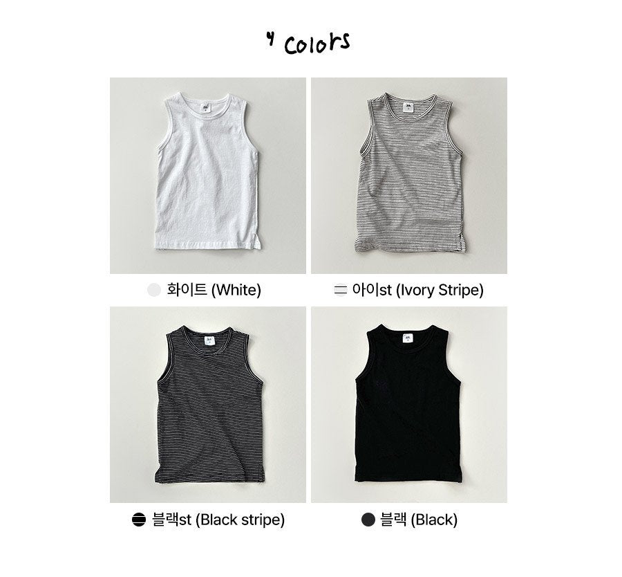 [PRE-ORDER] Layered Sleeveless T-Shirts