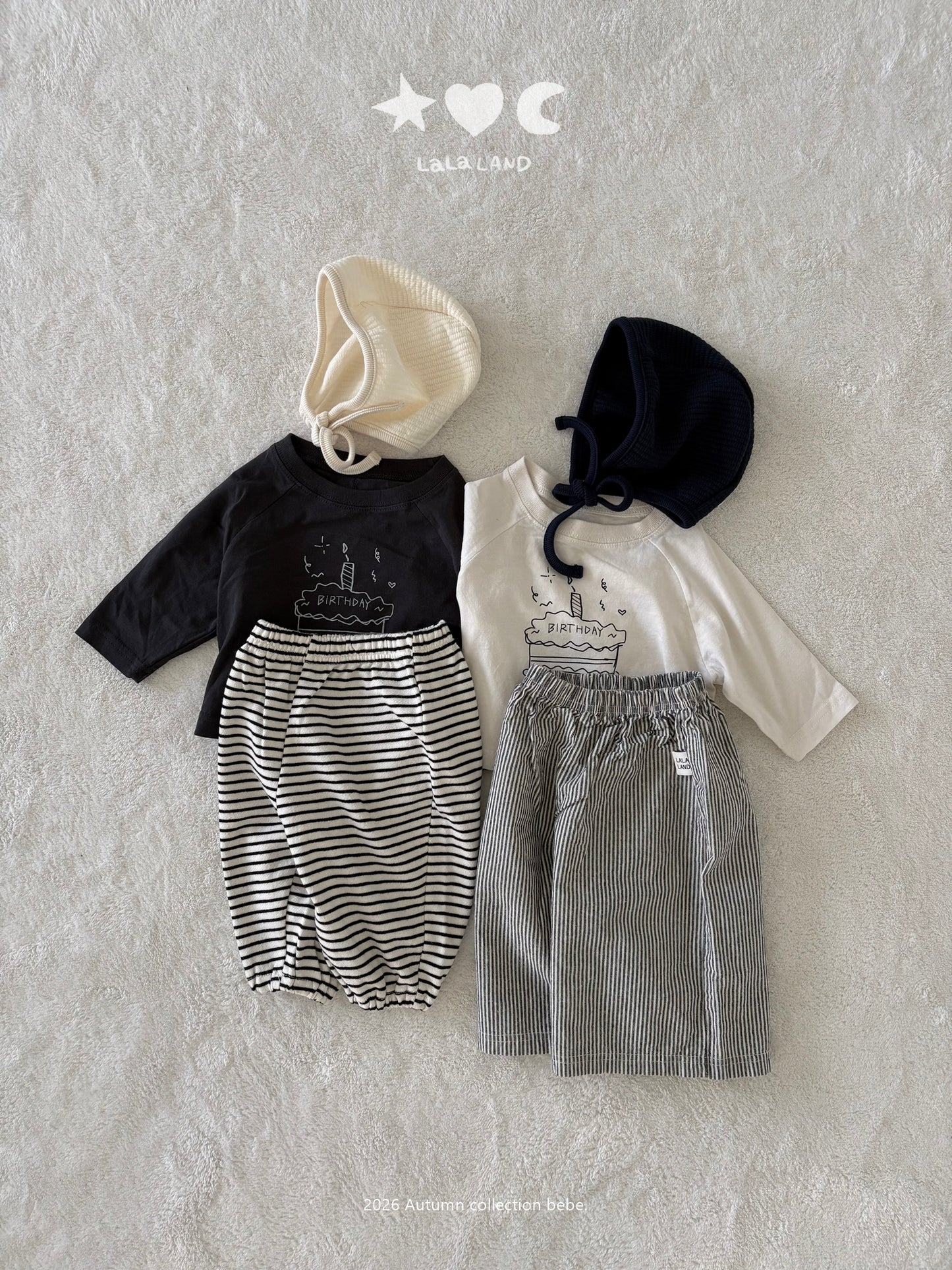 [PRE-ORDER] Stripe Terry Baby Pants
