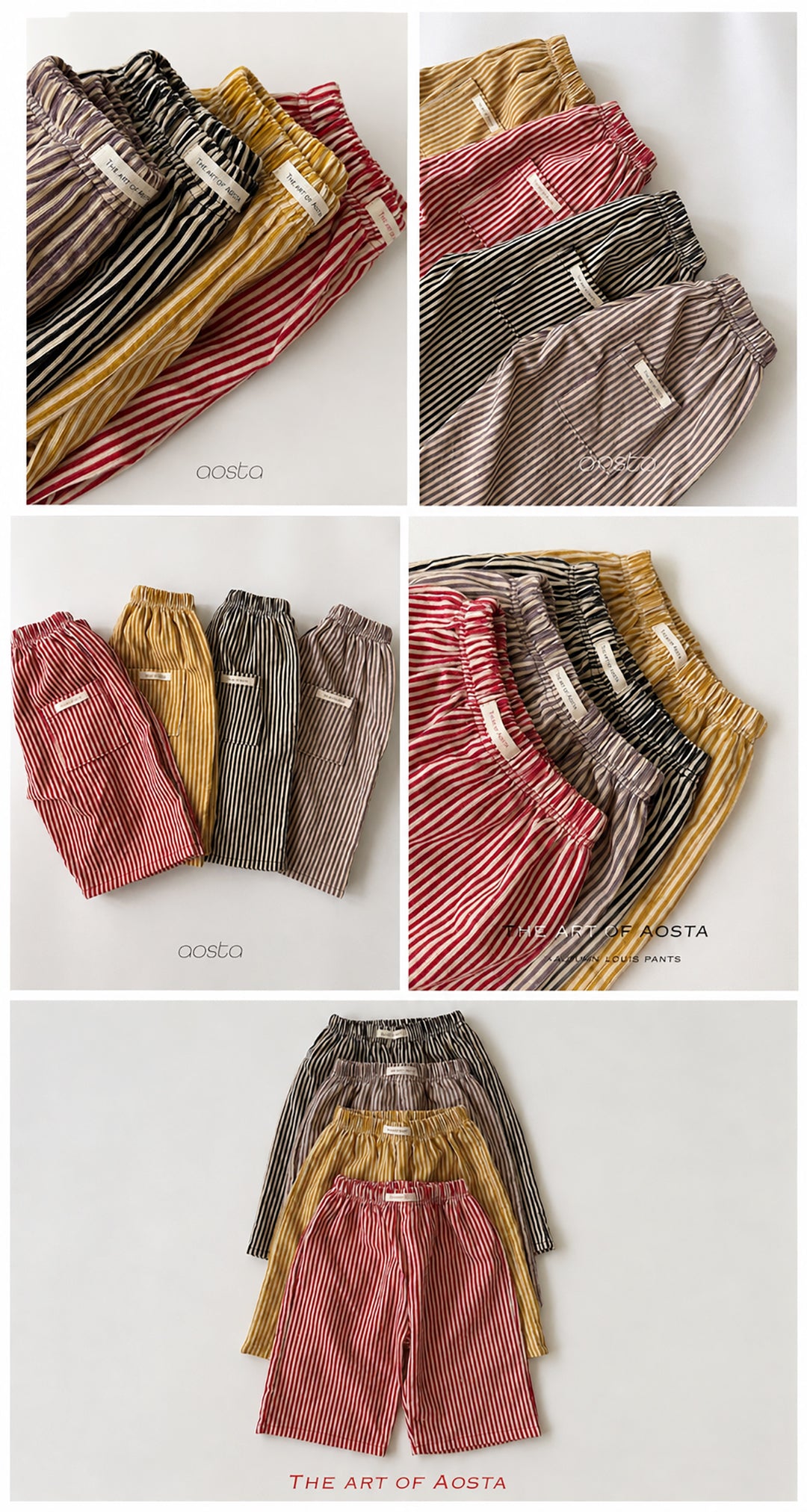 Louis Pants [Red/S(0-1yr), Red/L(2-3yr)]