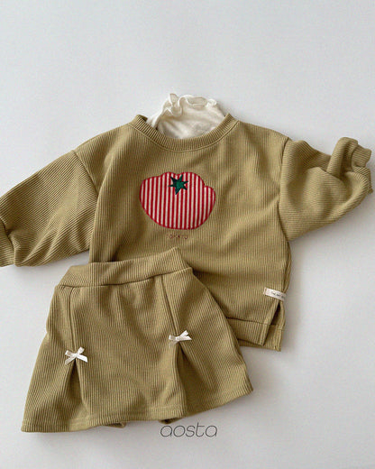 Tomato Sweatshirts [Ivory/M(1-2yr)]