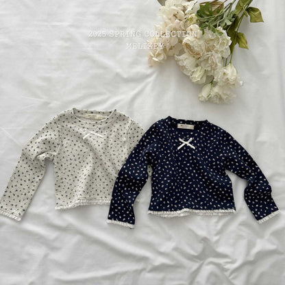 Rose Crop T-Shirts [Oatmeal/L(4-5yr)]
