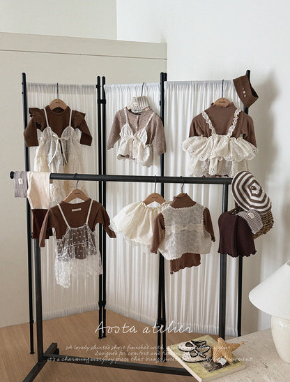 Soft T-Shirts [Brown/M(1-2yr)]