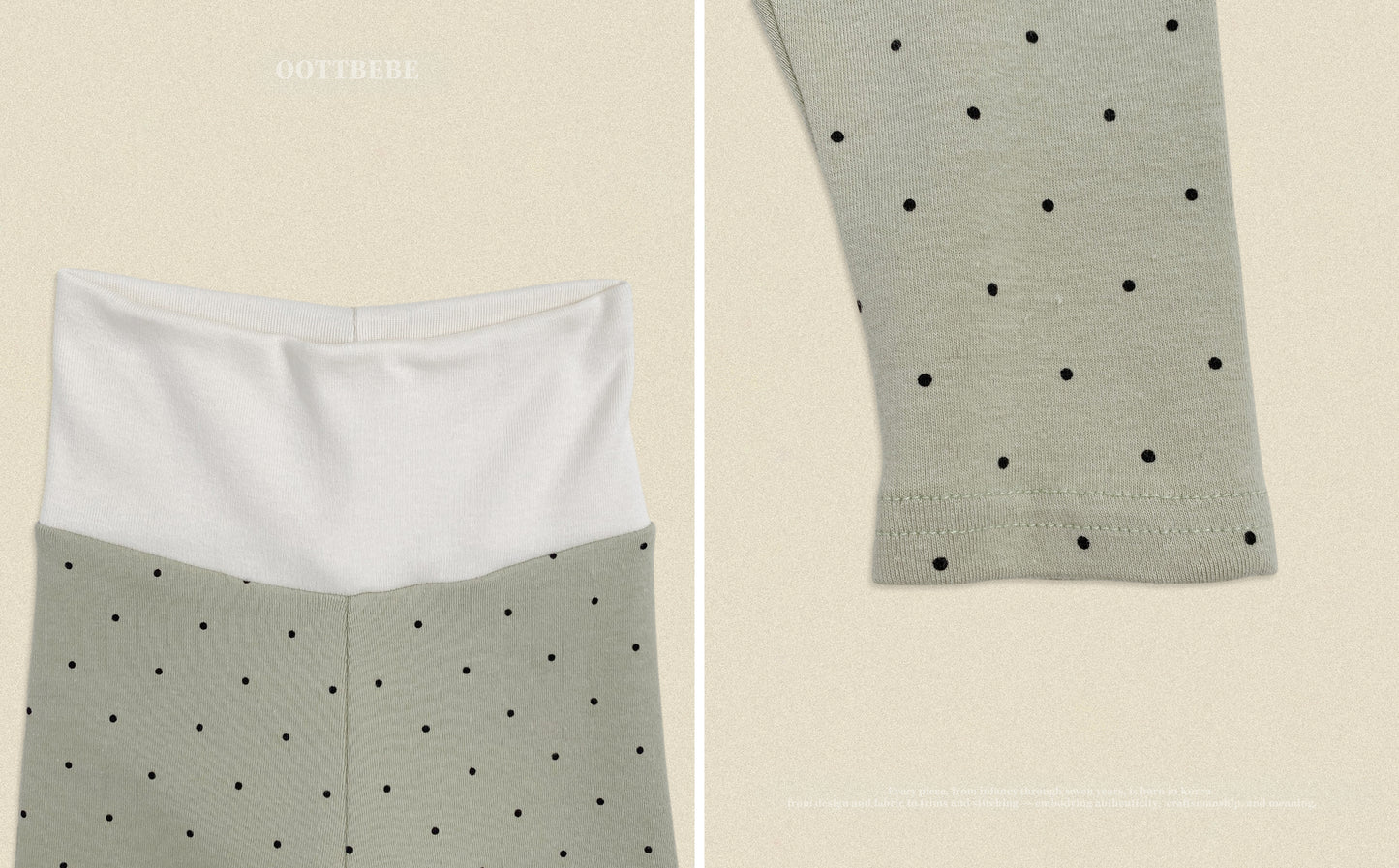 [PRE-ORDER] Shushu Dot Body Suit + Leggings Set