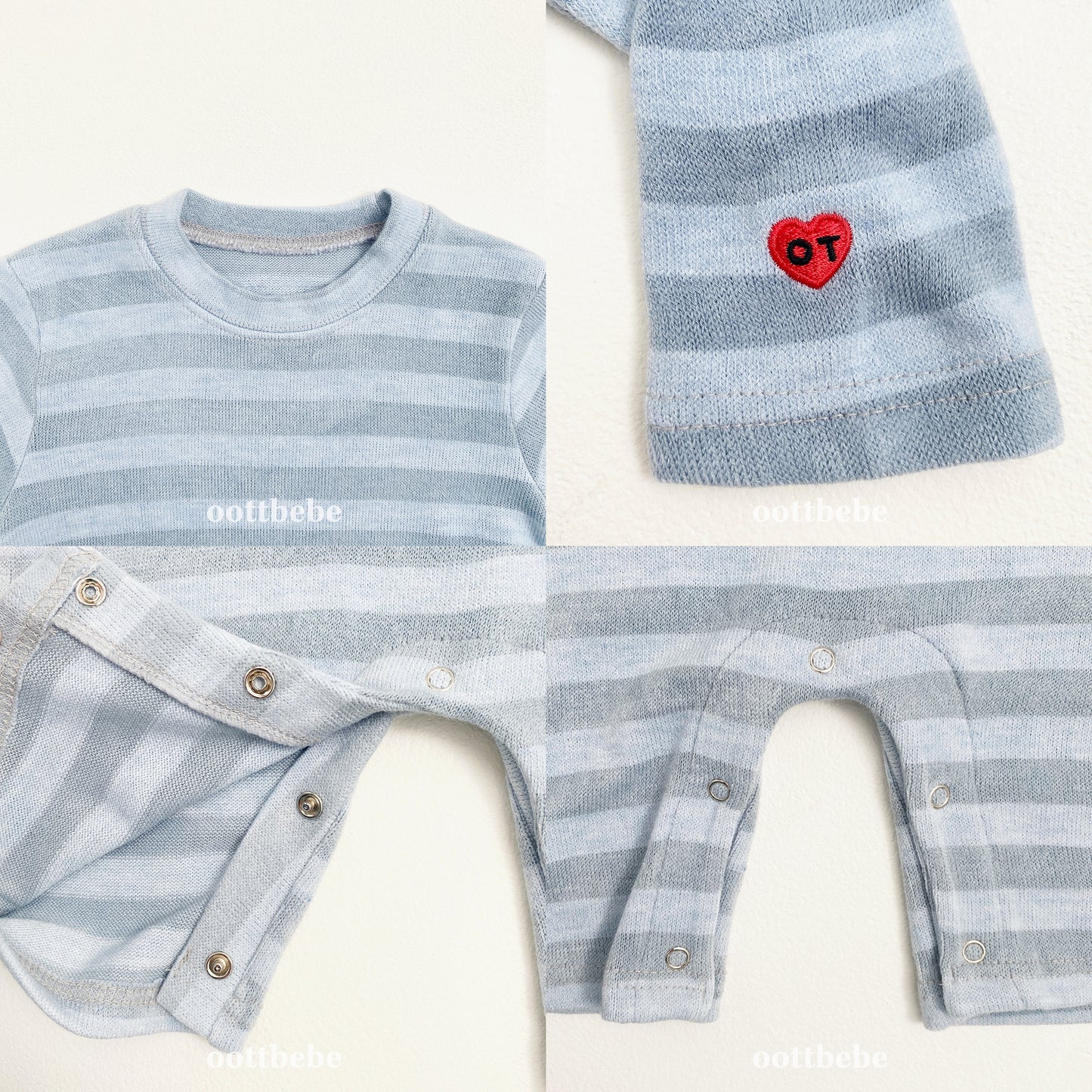 [PRE-ORDER] Mix Stripe Body Suit
