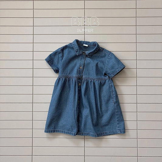 [PRE-ORDER] Denim Collar Dress