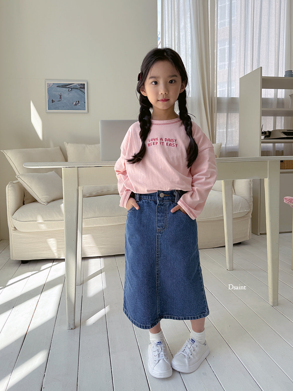 [PRE-ORDER] Half Open Denim Skirts