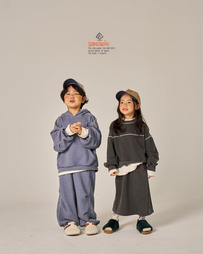 Autumn Basic T-Shirts [Ivory/L(5-6yr)]