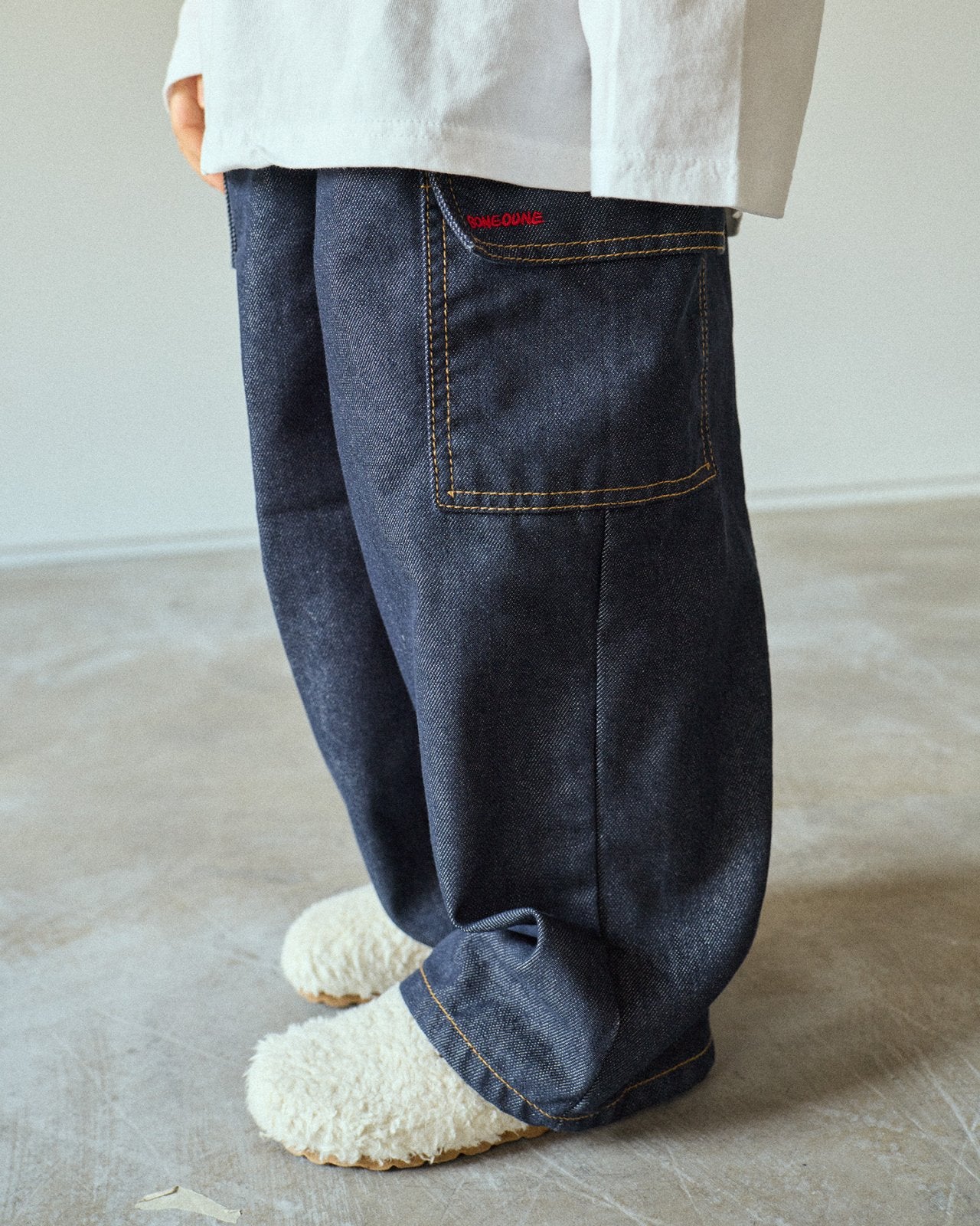 [PRE-ORDER] None Fade Cargo Denim Pants